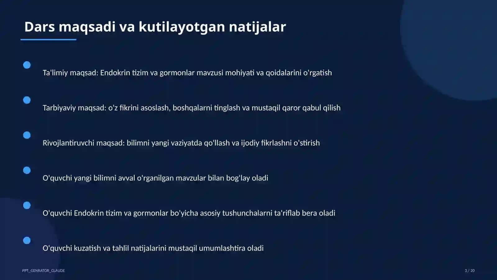 Endokrin tizim va gormonlar (8-sinf) 3