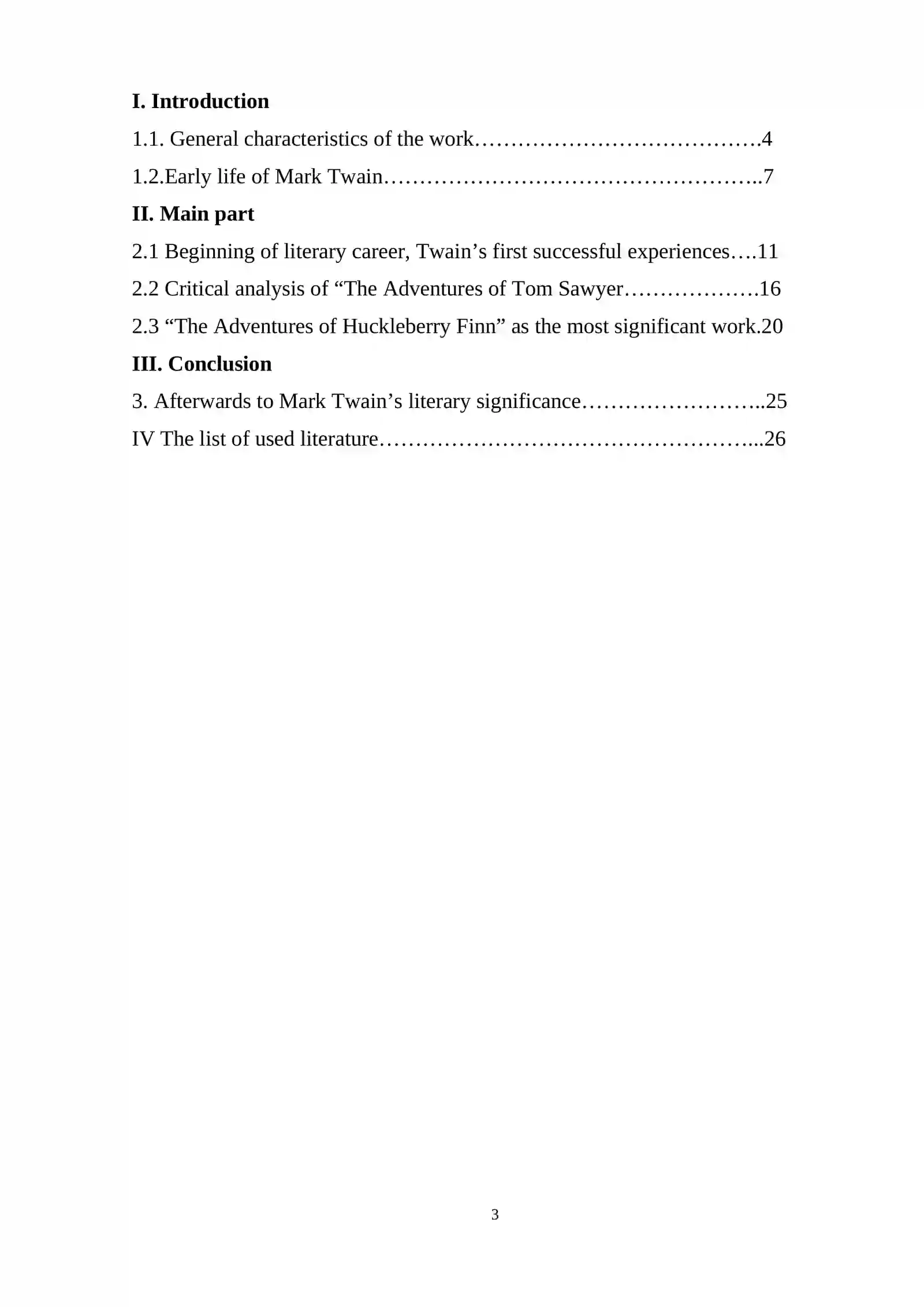 MARK TWAIN’S SATIRE 3