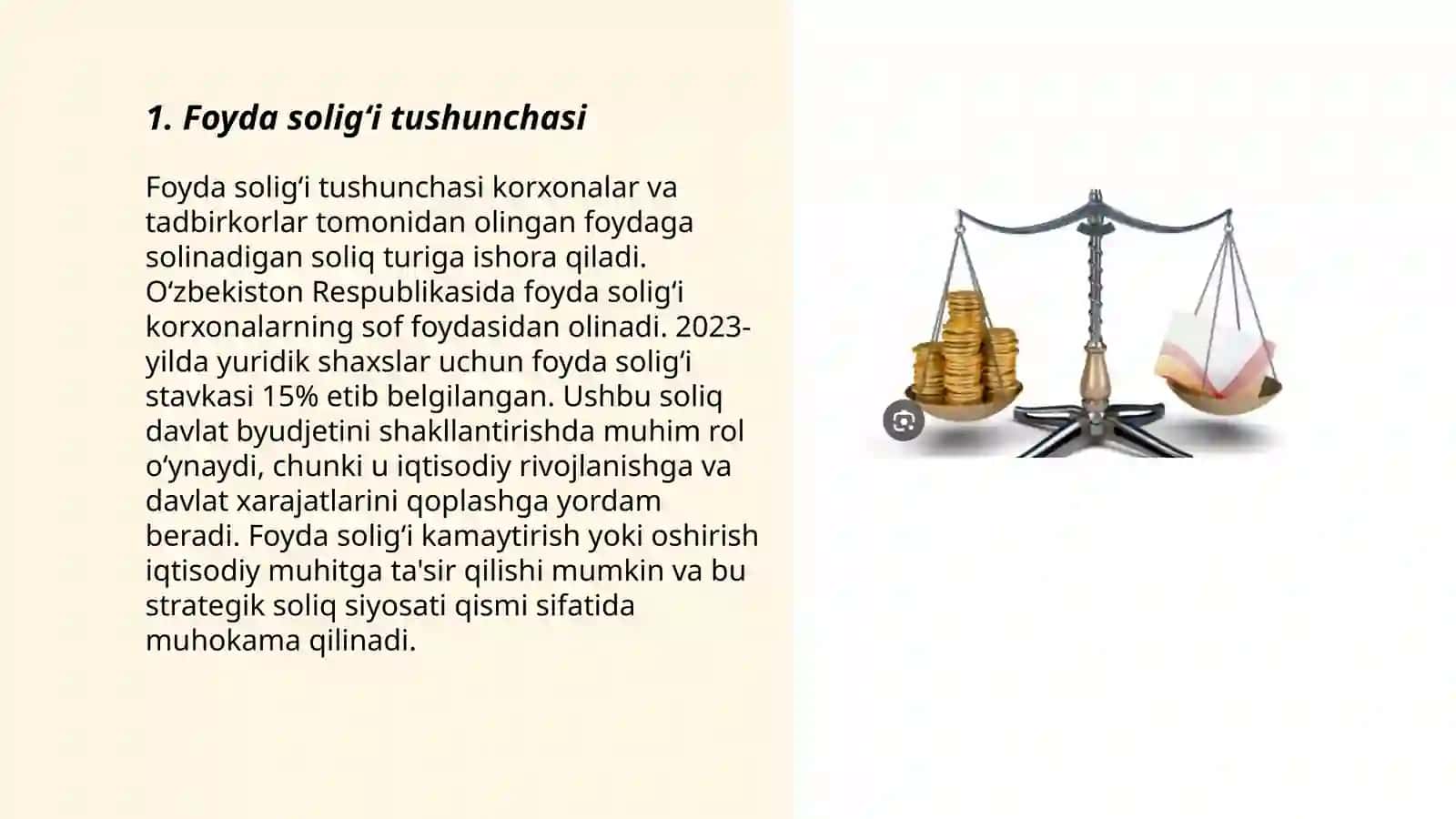 Yuridik shaxslardan olinadigan foyda soligʻi 3