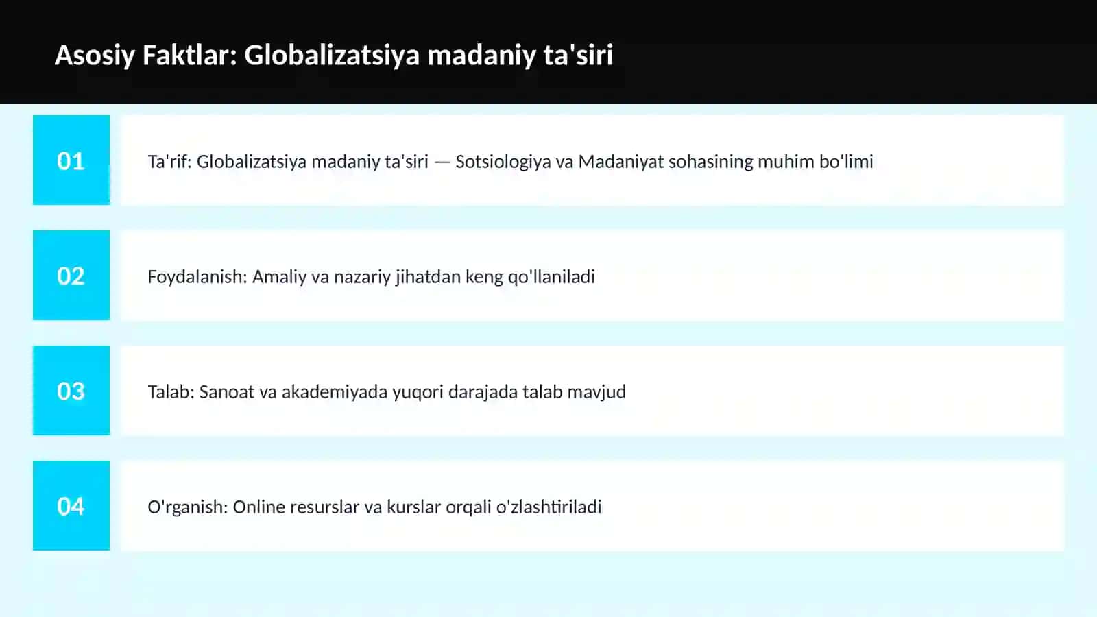 Globalizatsiya madaniy ta'siri 3