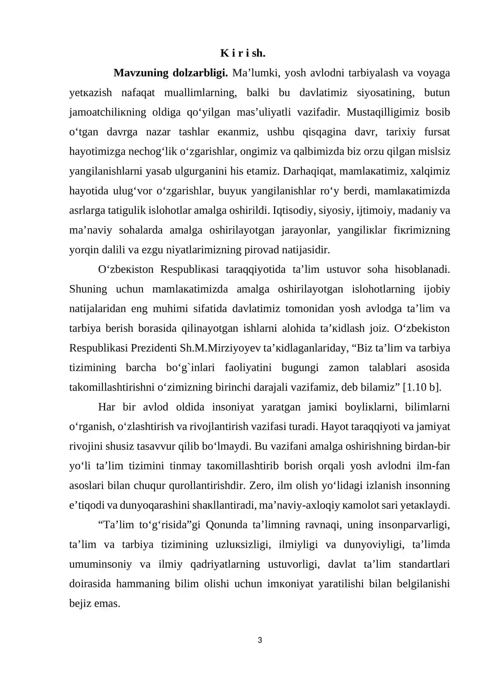 ONA TILI O‘QITISH METODIKASI 3