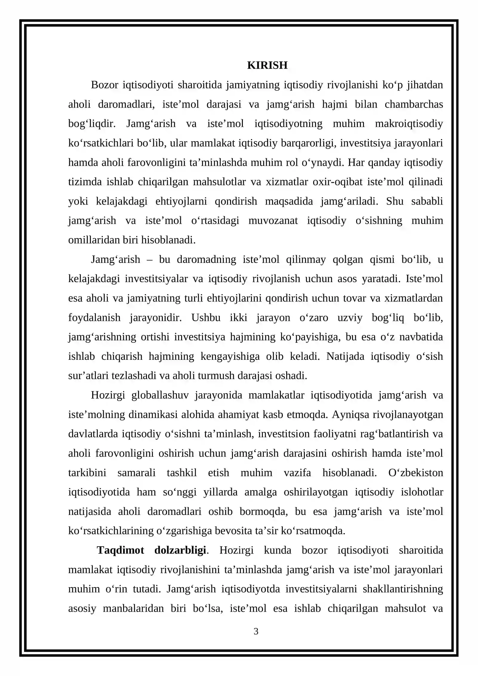 JAMG’ARMA VA ISTEMOLNING DINAMIKASI 3