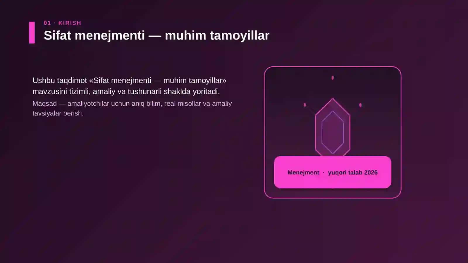 Sifat menejmenti — muhim tamoyillar 3