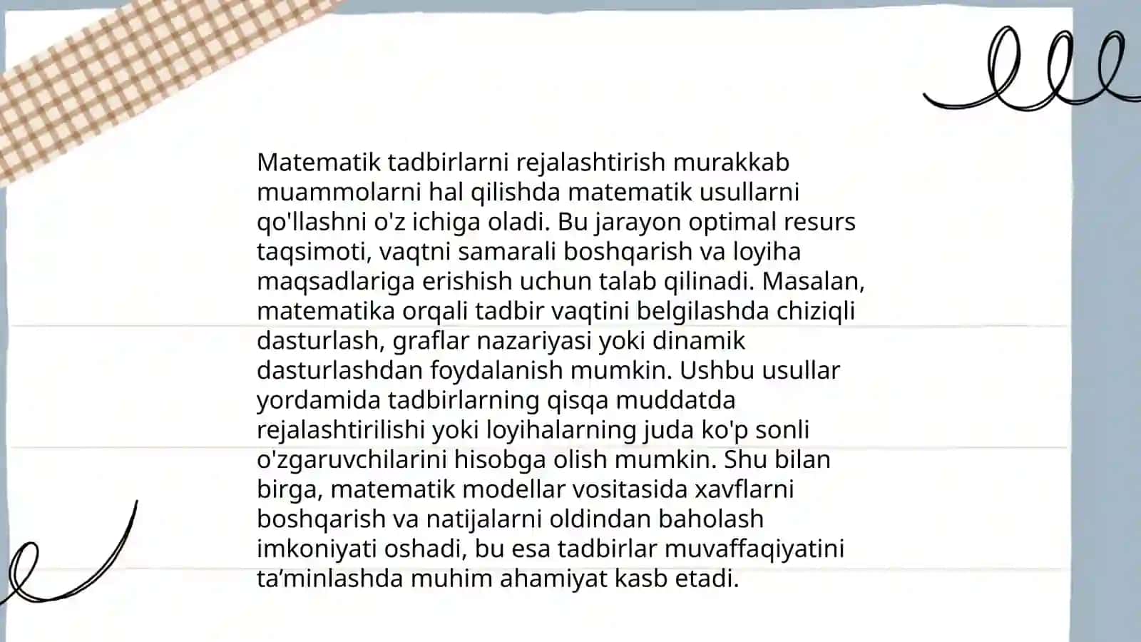 Matematikadan tògarak mashğulotlarni tayyorlash va òtkazish metodikasi 3