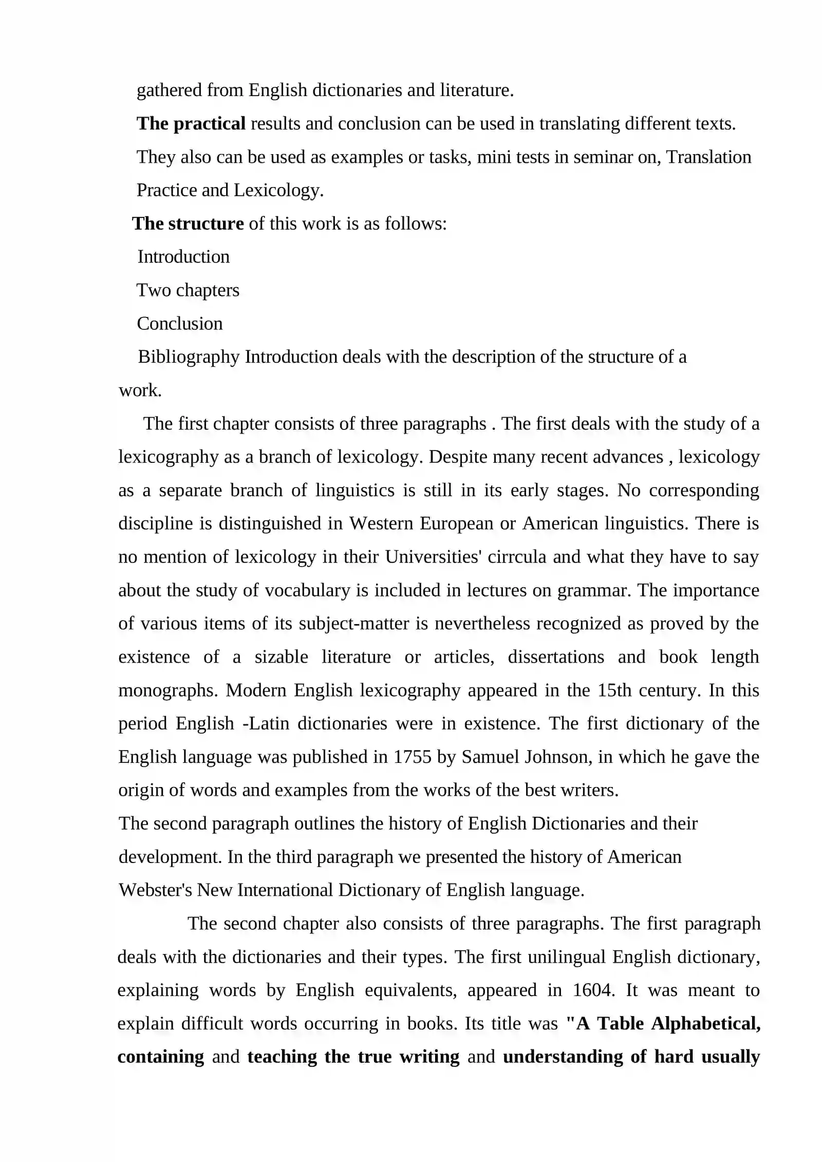 THE PROBLEM OF DICTIONARY COMPILING 3