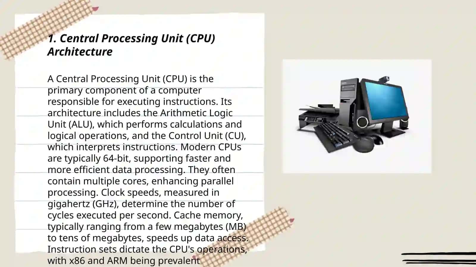 Central Processing Unit (CPU) Architecture 3