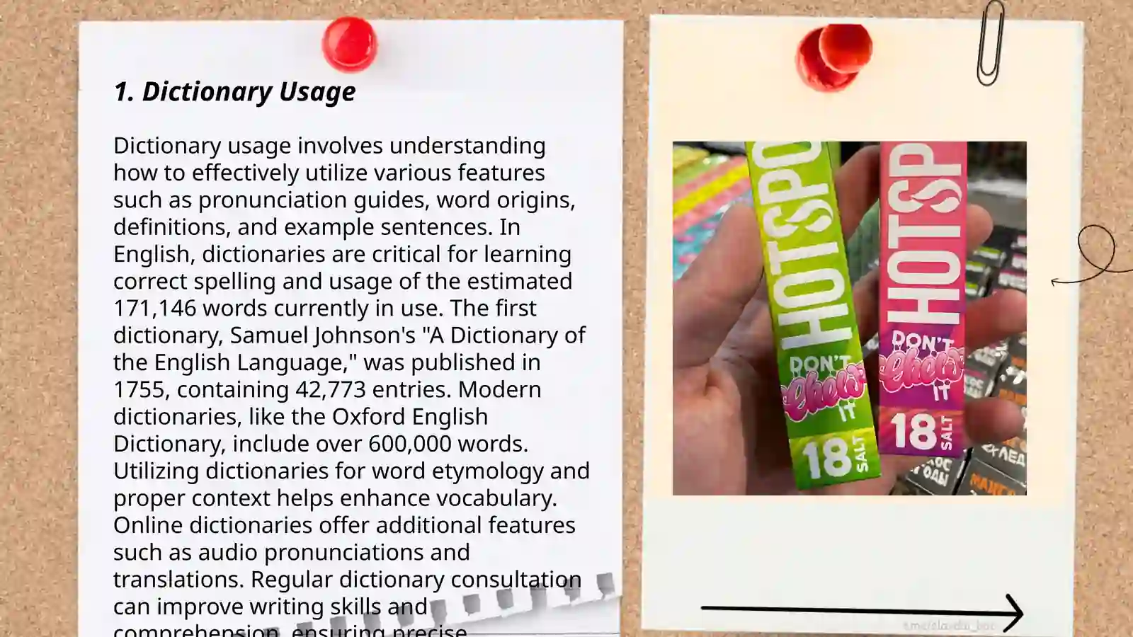 Dictionary Usage 3