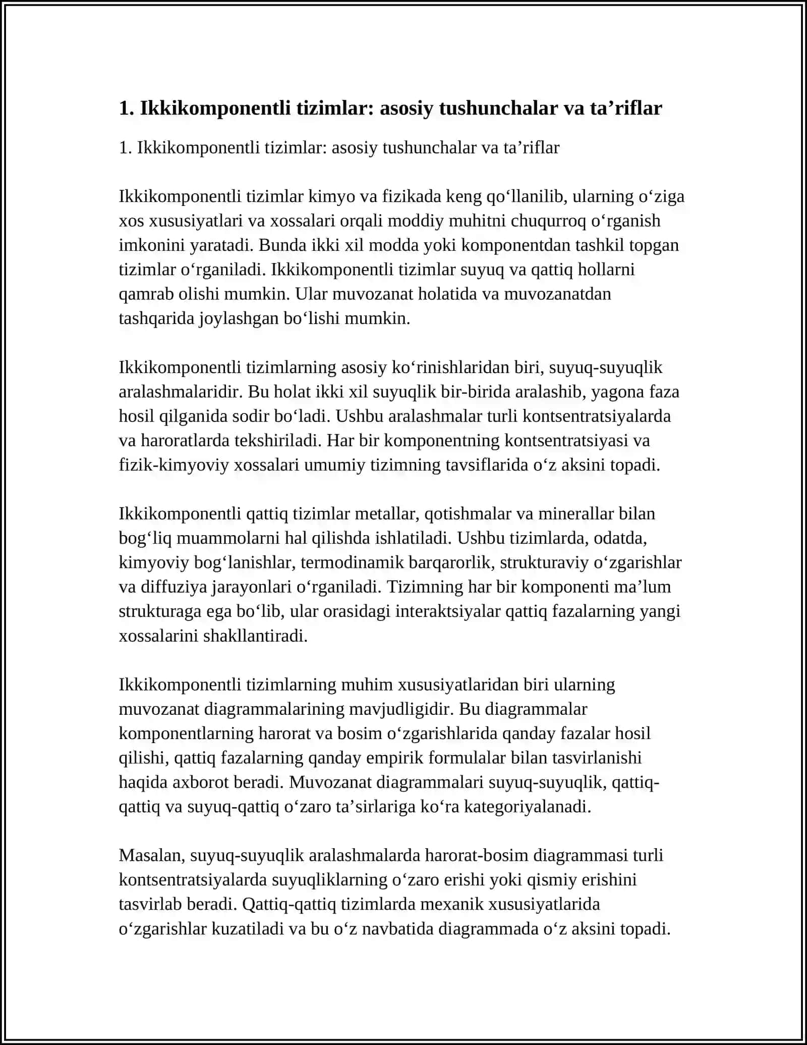IKKI KOMPONENTLI SUYUQ VA QATTIQ SISTEMALAR 3