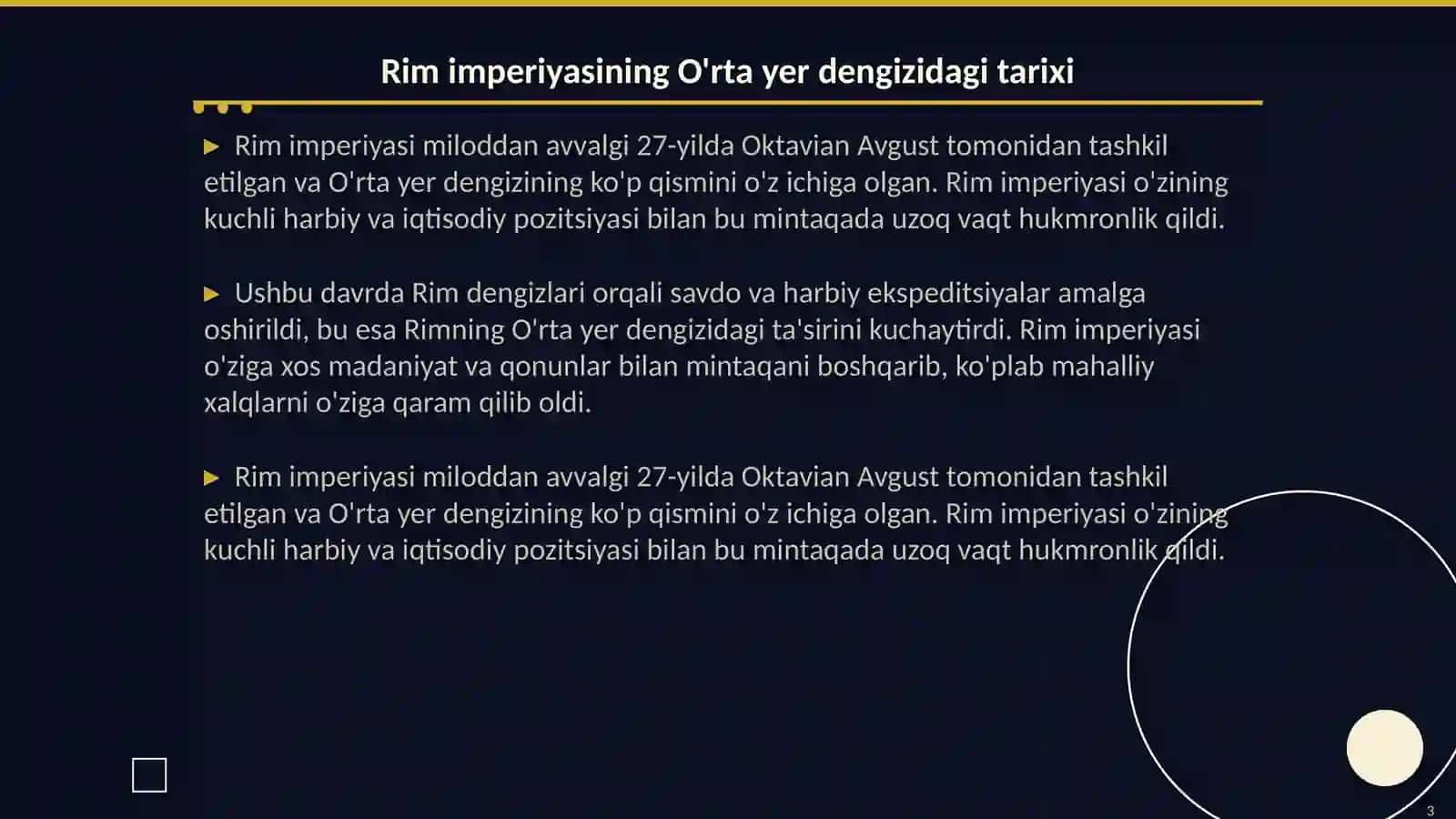 Rimning g'arbiy va sharqiy O'rta yer dengizida hukmronlik qilish uchun kurashi 3