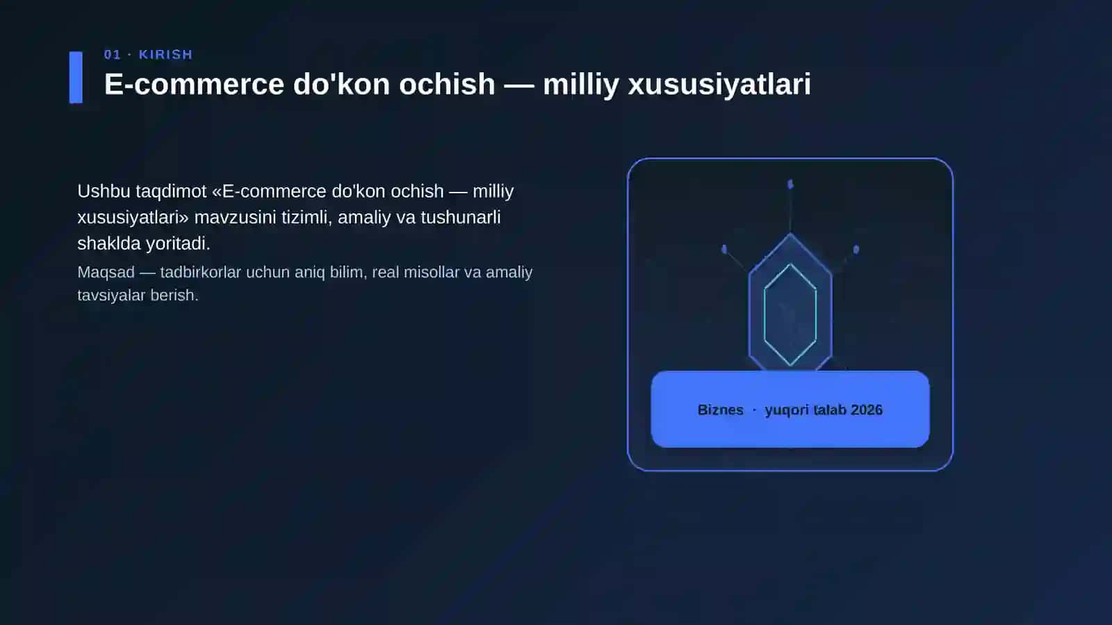 E-commerce do'kon ochish — milliy xususiyatlari 3