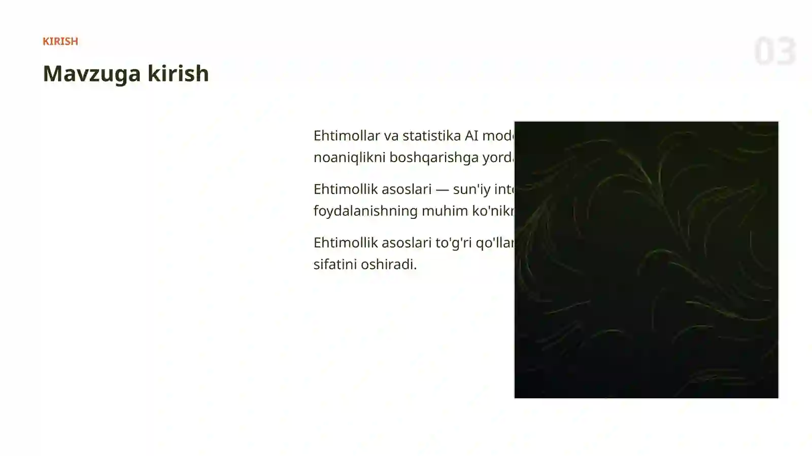 Ehtimollr va statistika 3