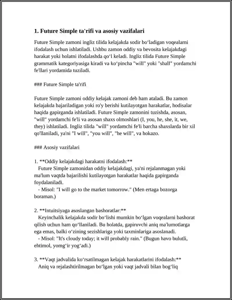FUTURE SIMPLE 3
