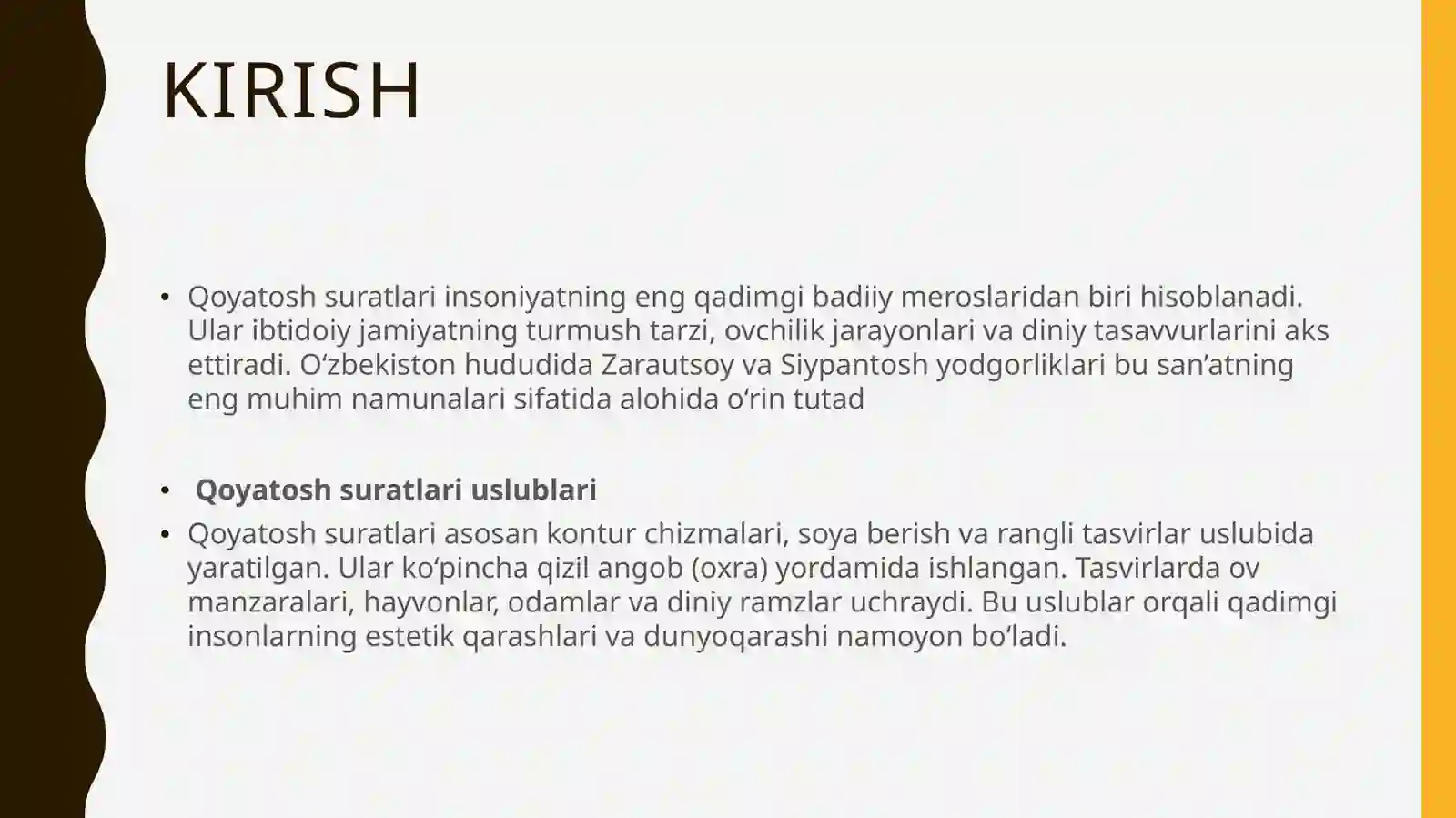 Qoyatoshsuratlari uslublari, Zarautsoy va siypantosh manzillari haqida 3