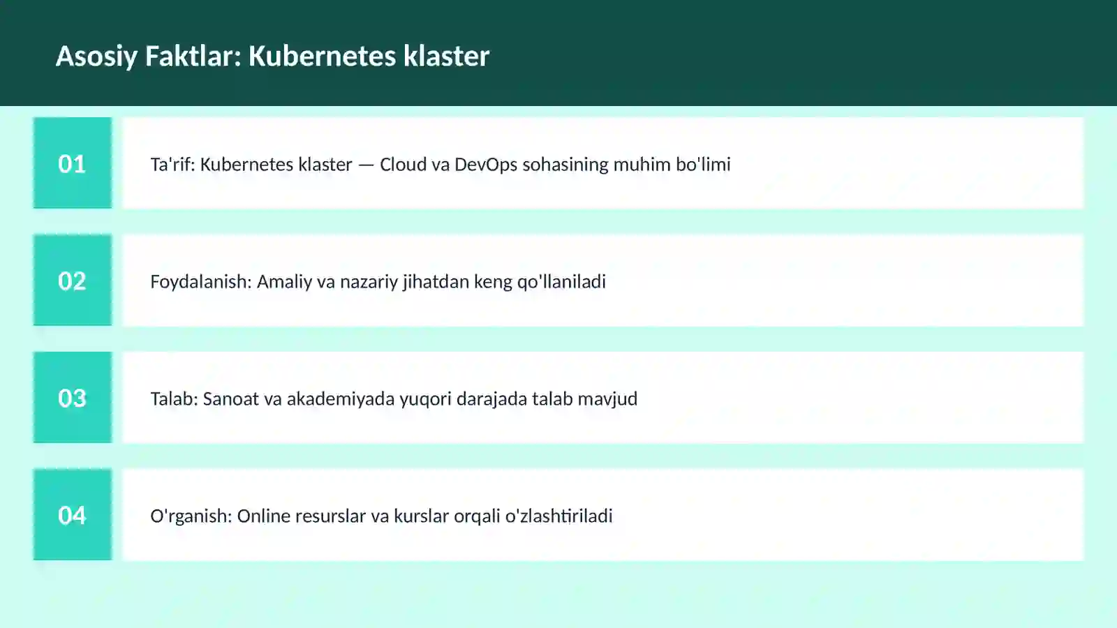 Kubernetes klaster 3
