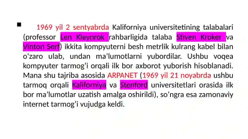 Ma’lumotlarni tarmoqli qayta ishlash texnologiyalari 3