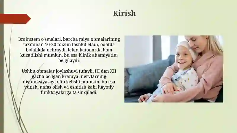 Bosh miya o'zagi o'smalari 3