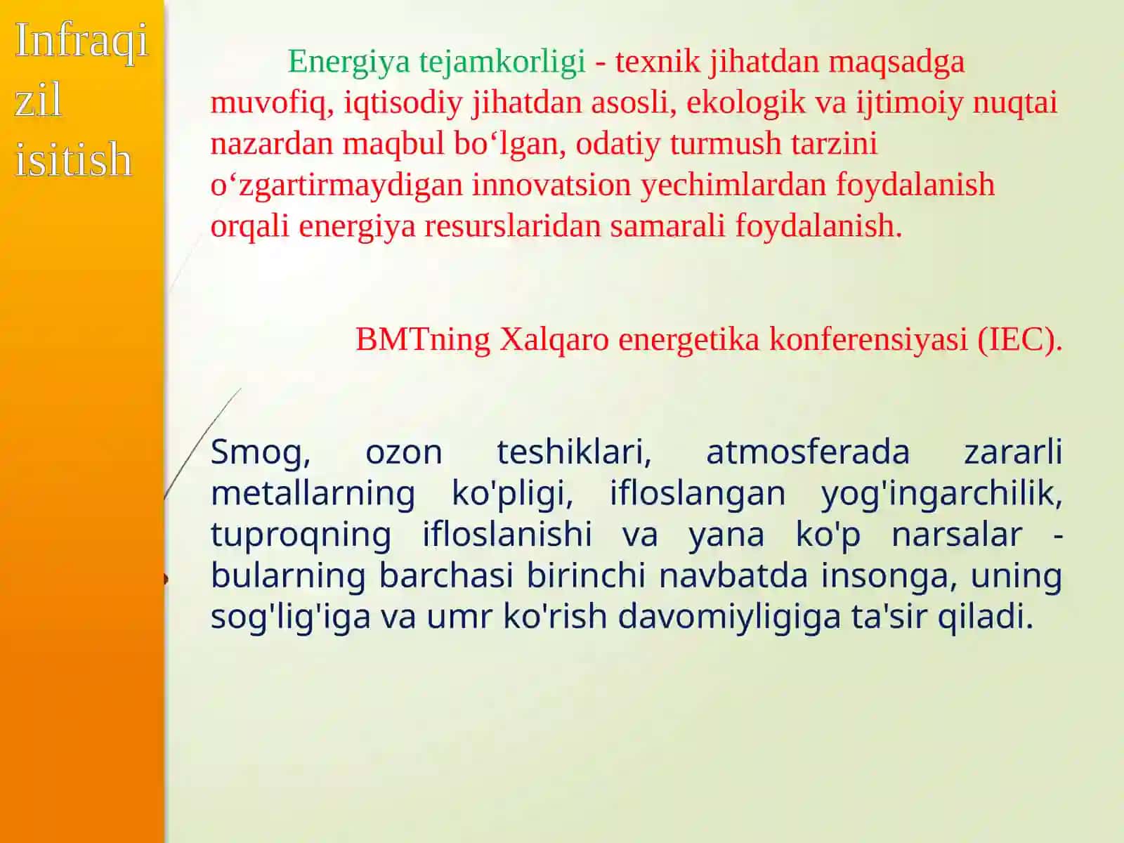 Infraqizil isitish - bubinolarniisitishning zamonaviy innovatsion usuli 3