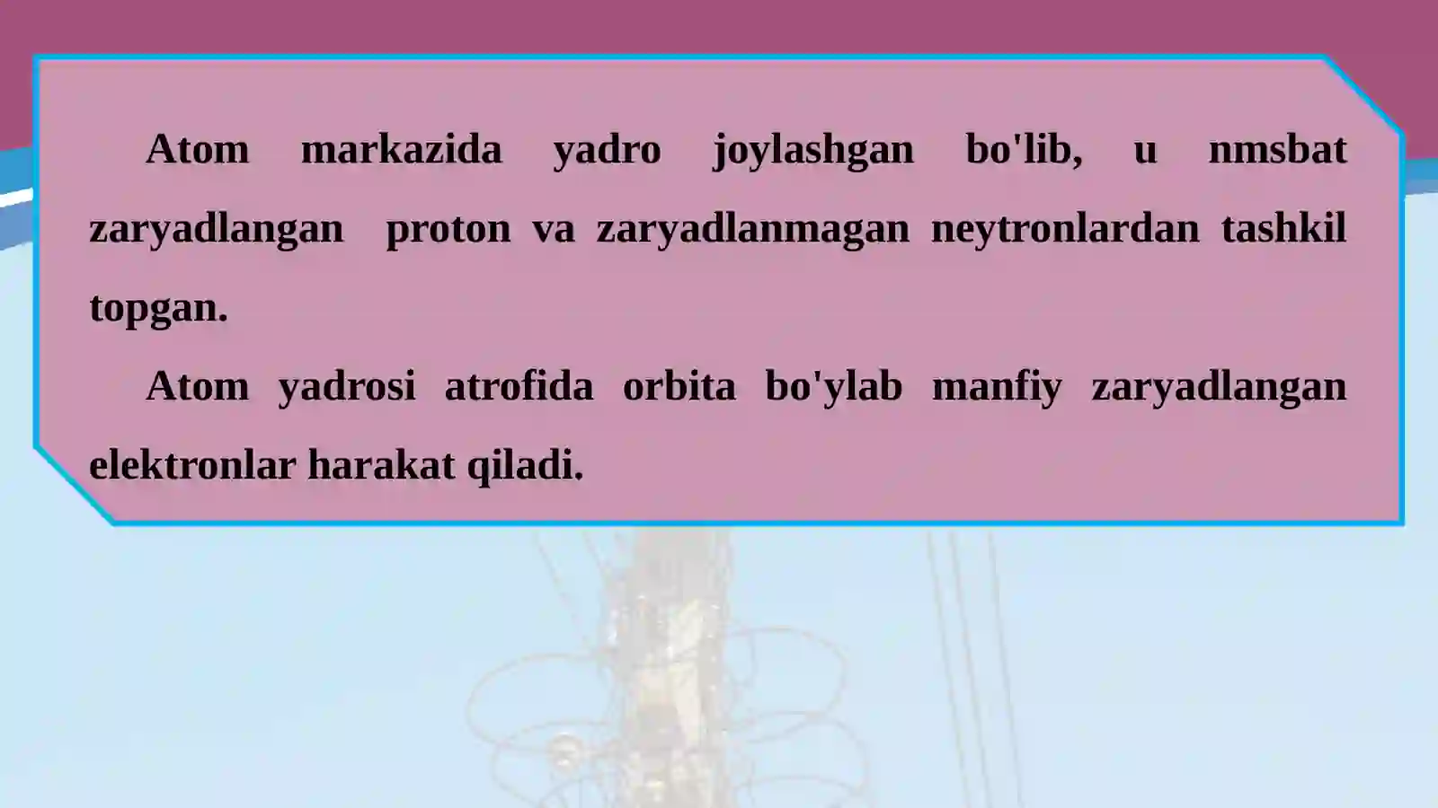 Atom tuzilishi 3