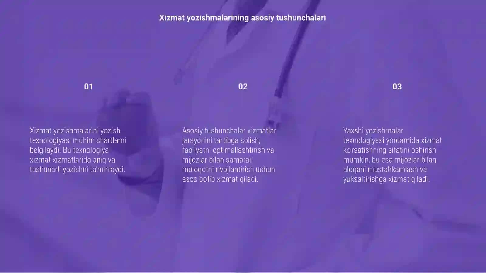 Xizmatyozishmalariniyozishtexnologiyasi 3