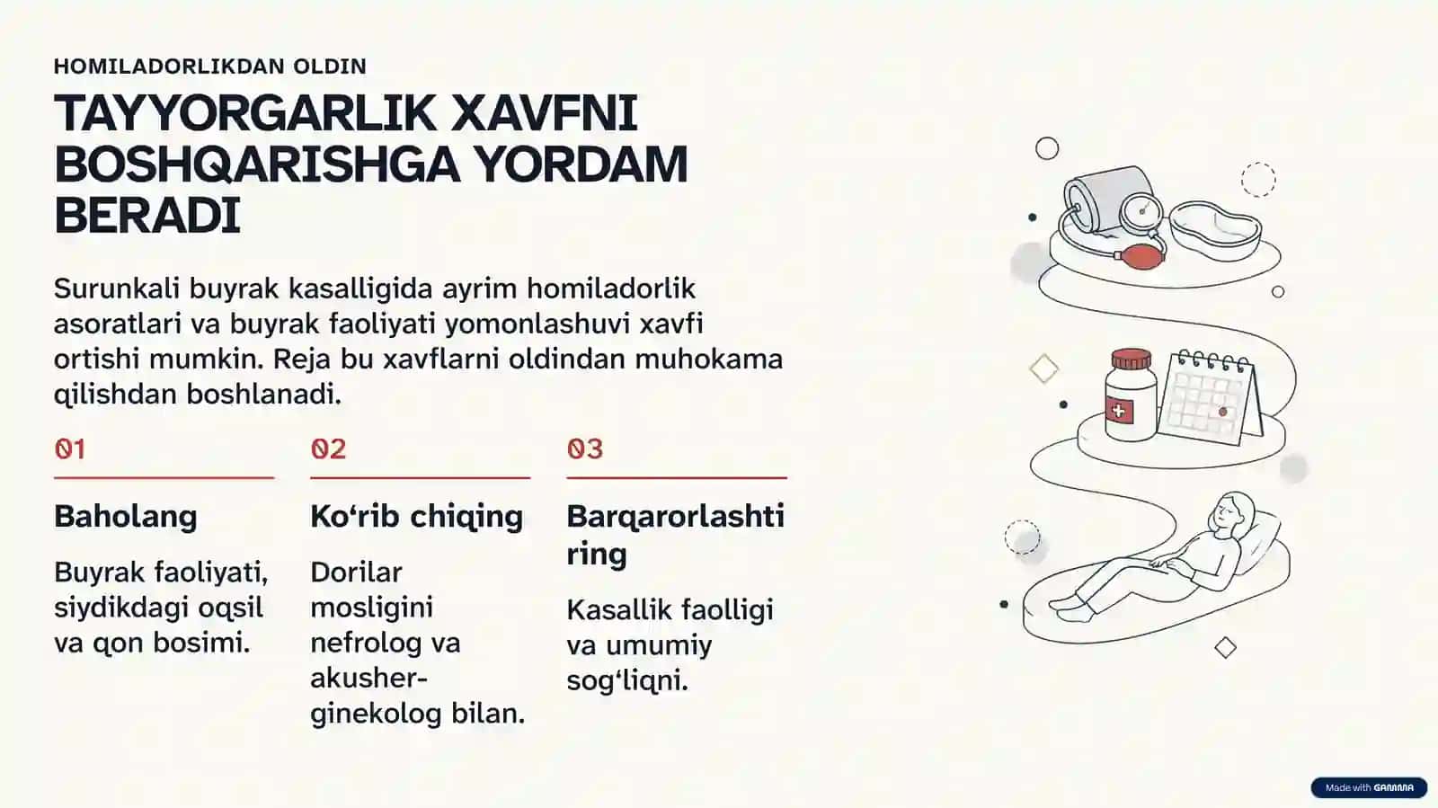 REPRODUKTIV SALOMATLIK · BUYRAK PARVARISHI 3