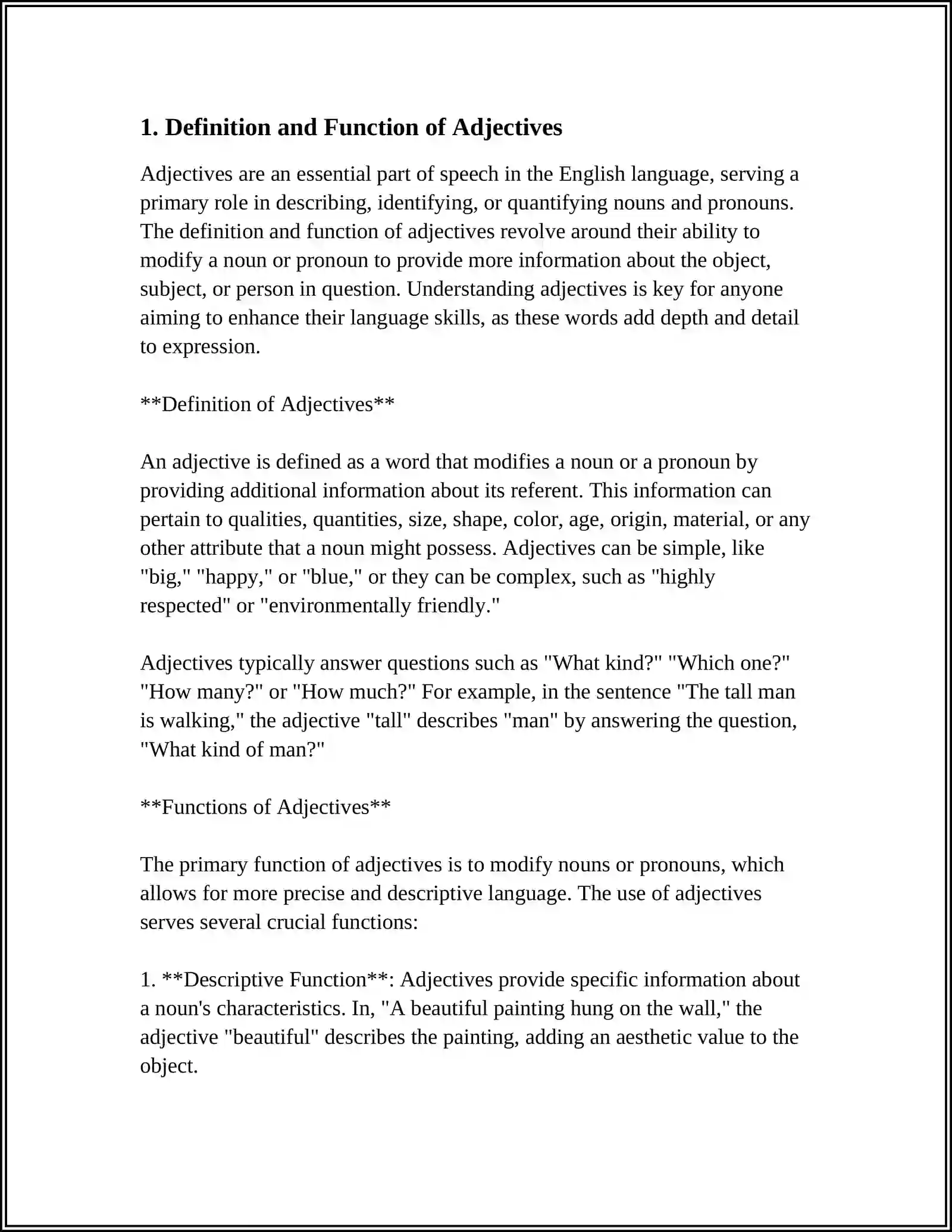 ADJECTIVES 3