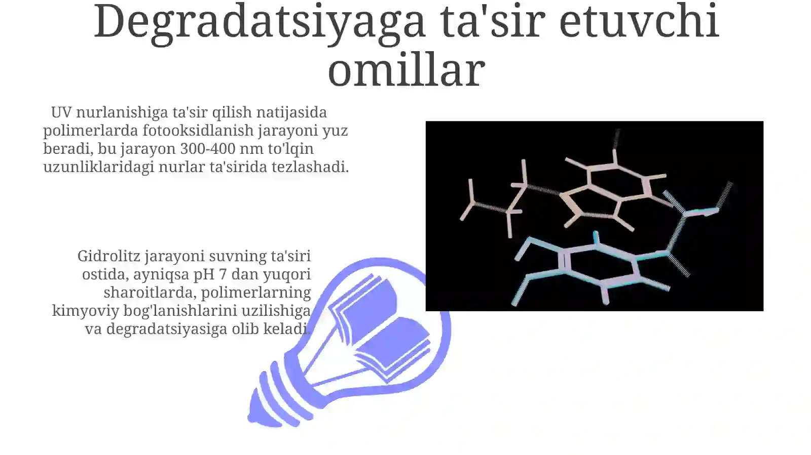 Polimerlarning desturaksiyasi 3