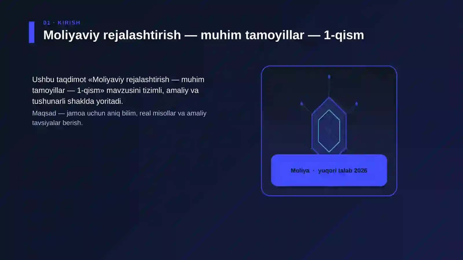 Moliyaviy rejalashtirish — muhim tamoyillar — 1-qism 3
