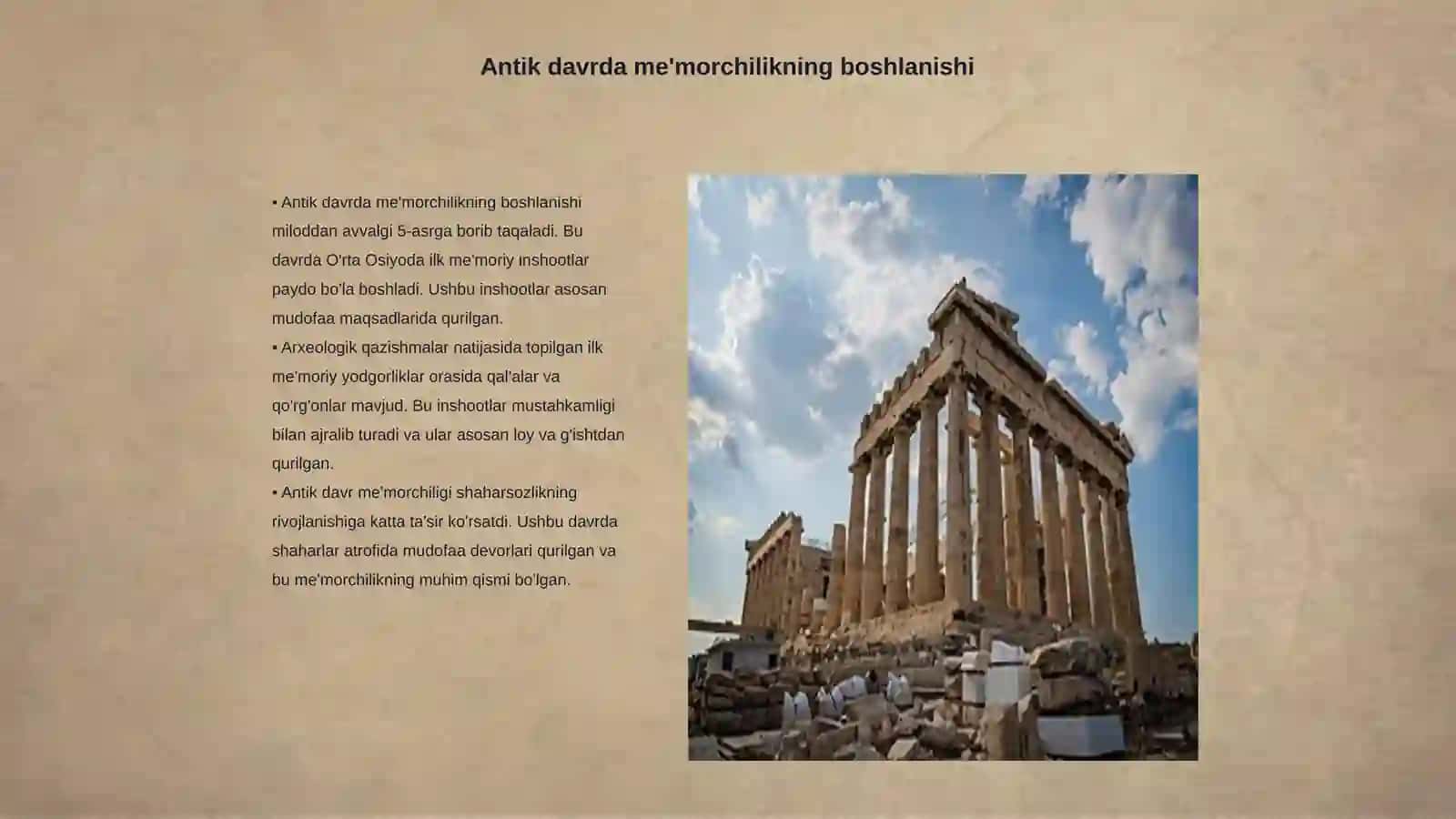 O'rta Osiyoda Antik davri me'morchiligi 3