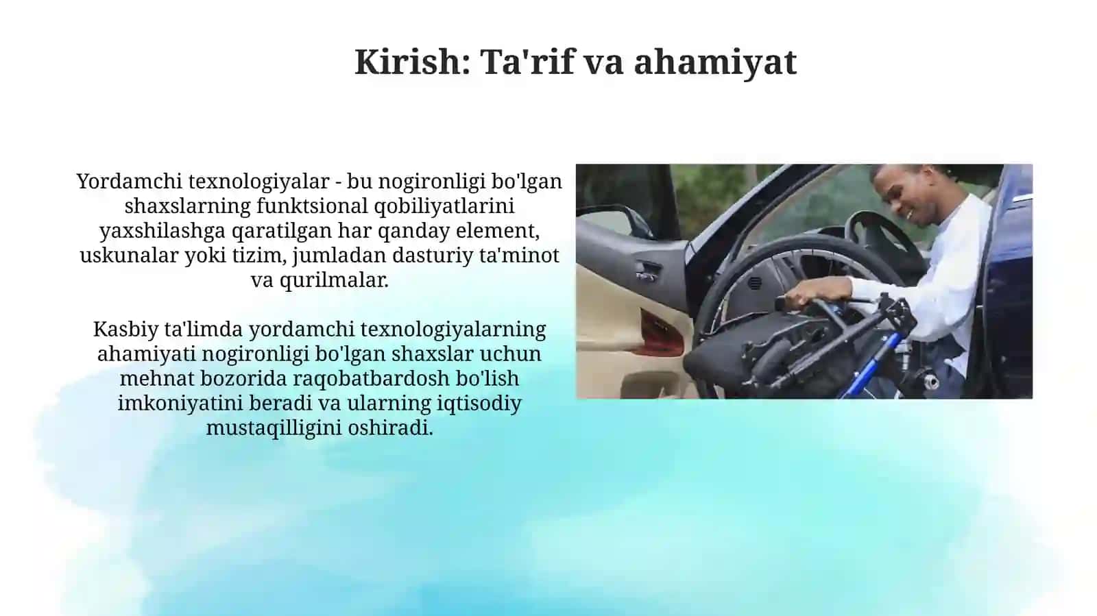 Imkoniyati cheklangan shaxslarga kasbiy ta’lim jarayonida assistiv (yordamchi) vositalarniqо‘llash 3
