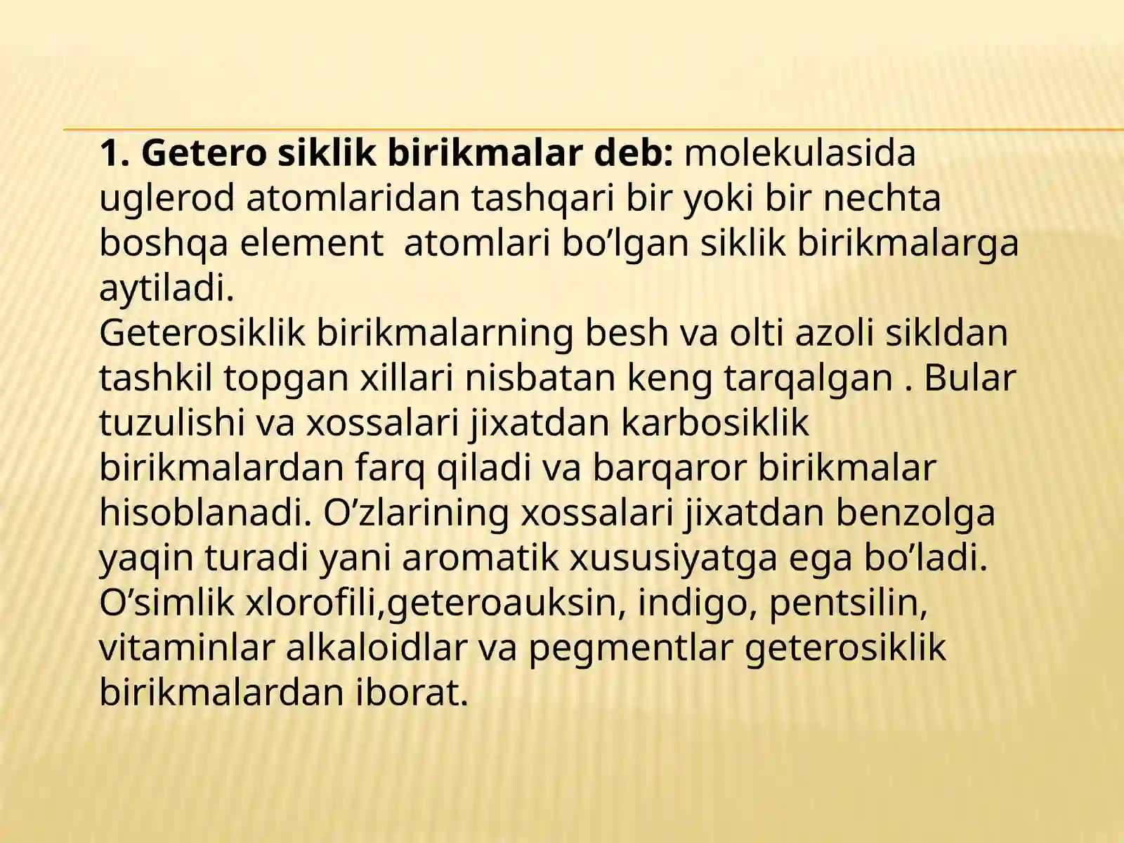 Geterosiklik birikmalar 3