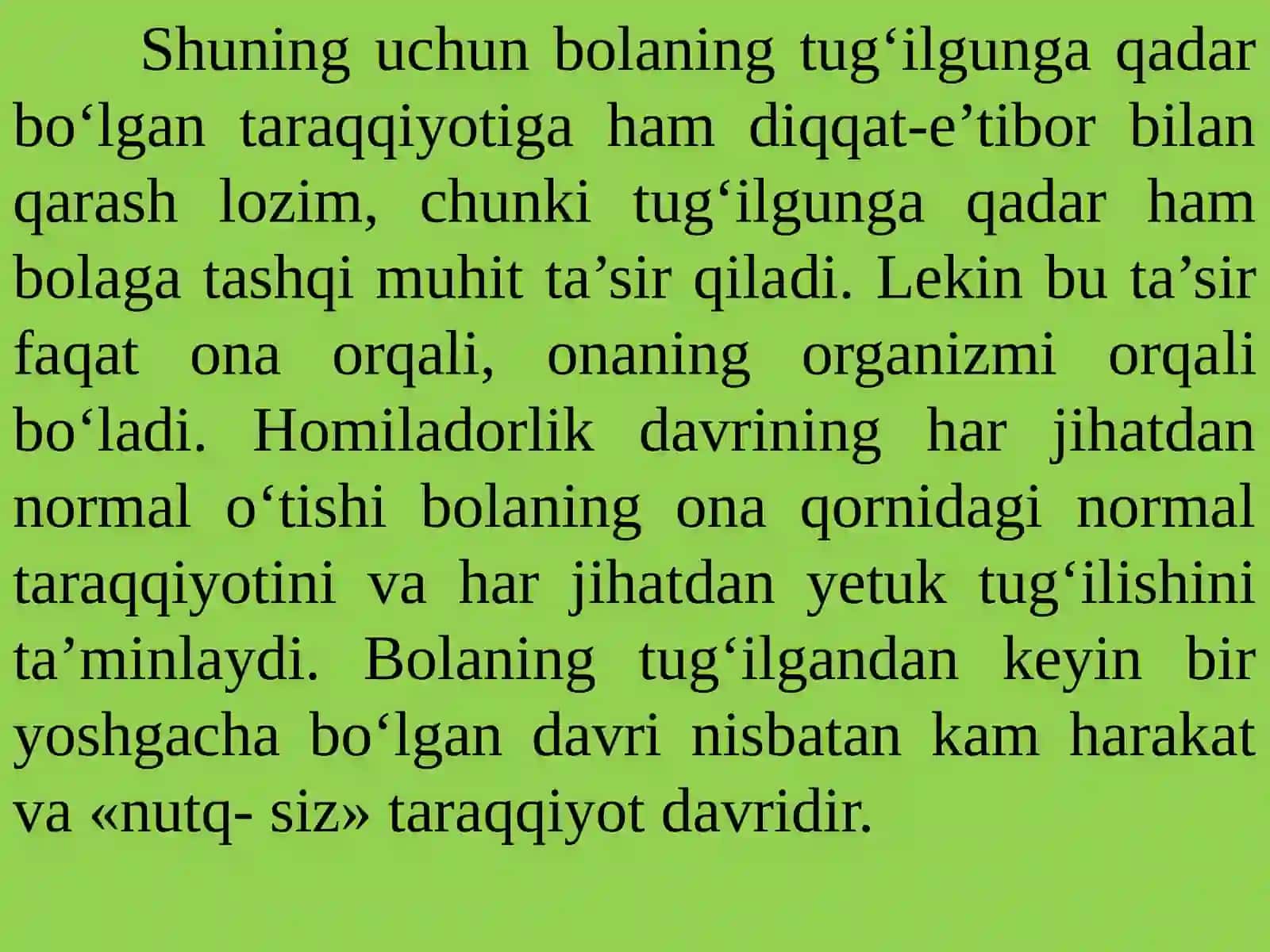 Chaqaloqlik davri psixologiyasi 3