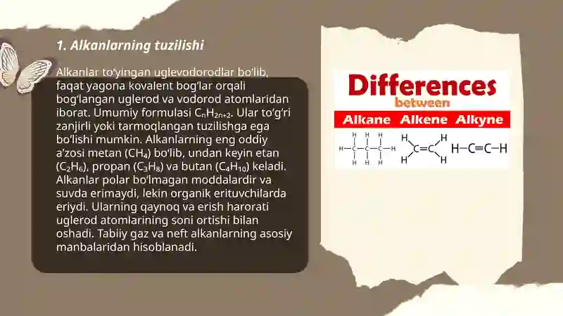 Alkanlar va Alkinlar 3