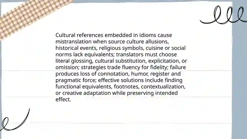 Problems of translating idioms 3