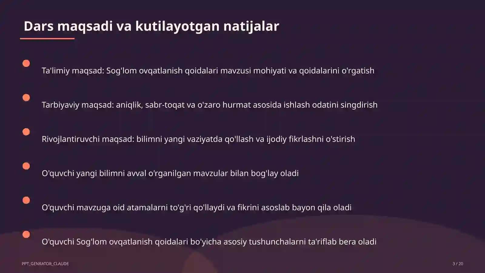 Sog'lom ovqatlanish qoidalari 1