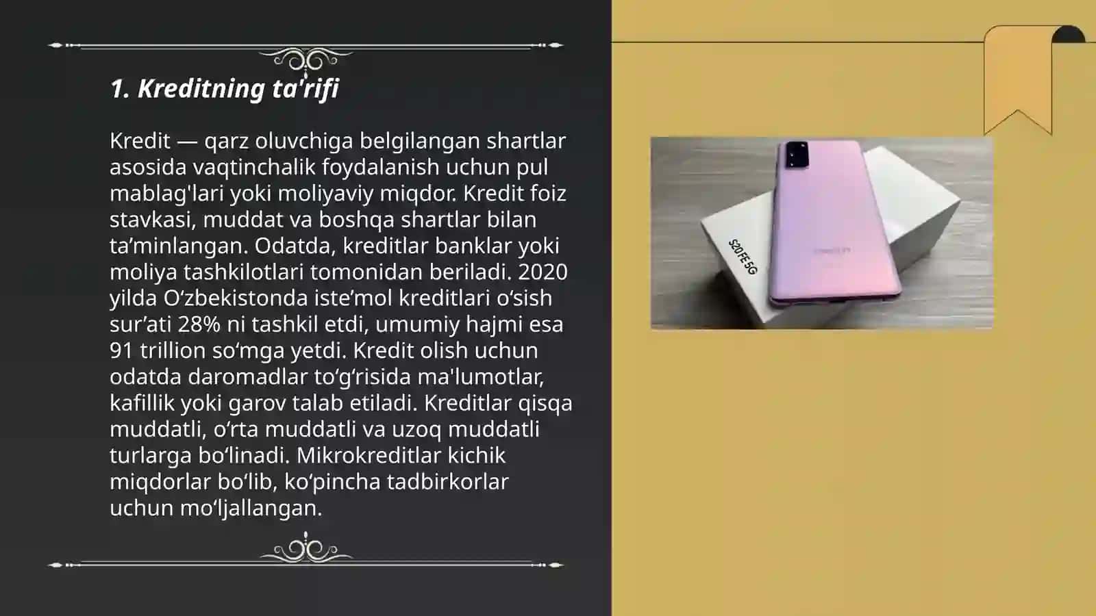 Kreditning shakllari va ularning asosiy xususiyatlari 3