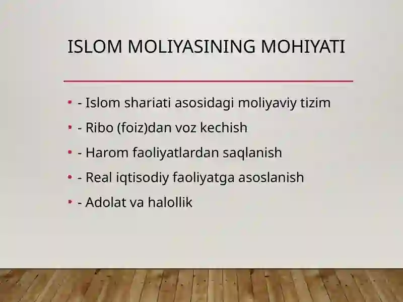 Islom moliyasi asoslari 3