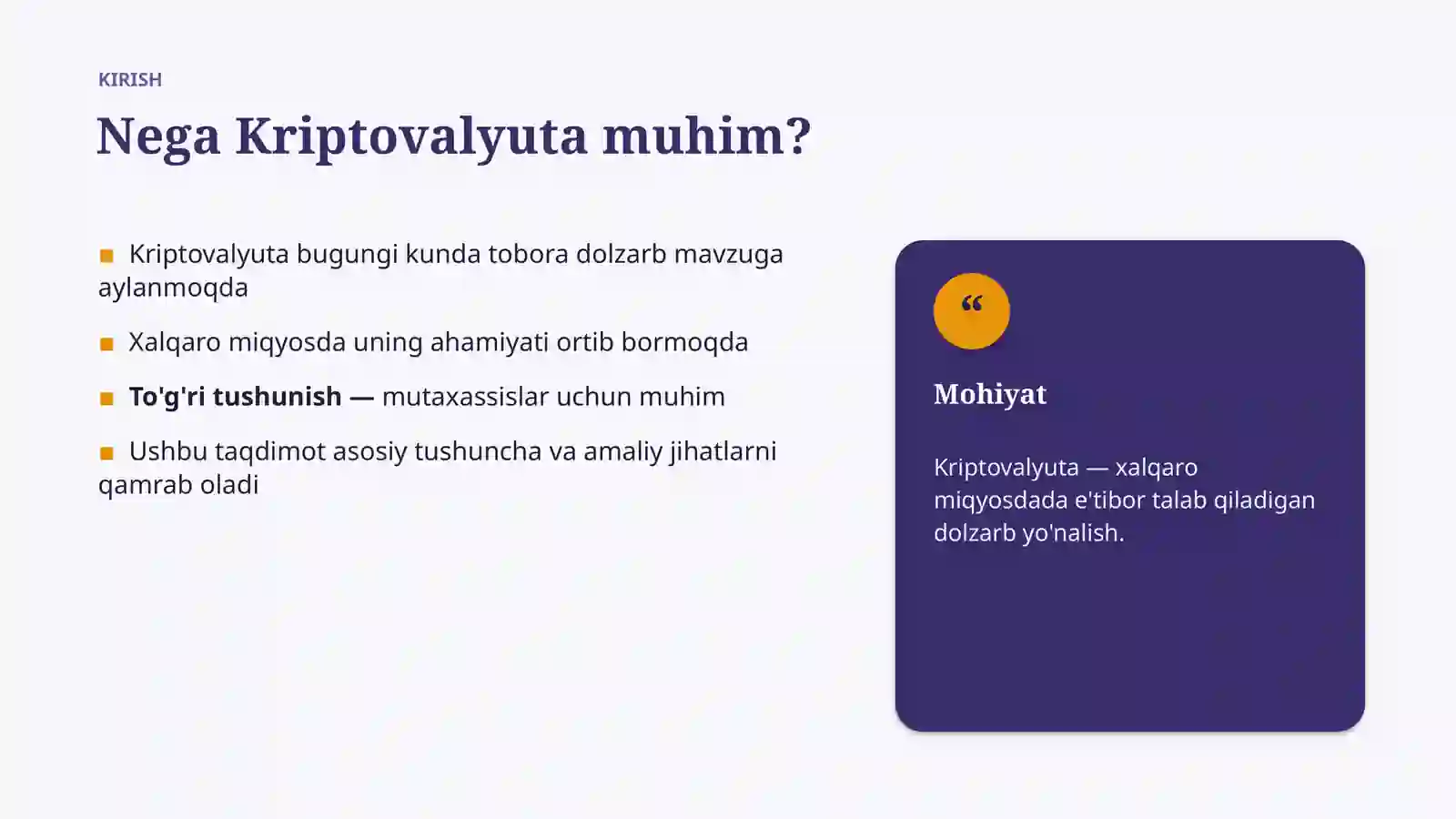 XALQARO MIQYOSDA • #173064 3