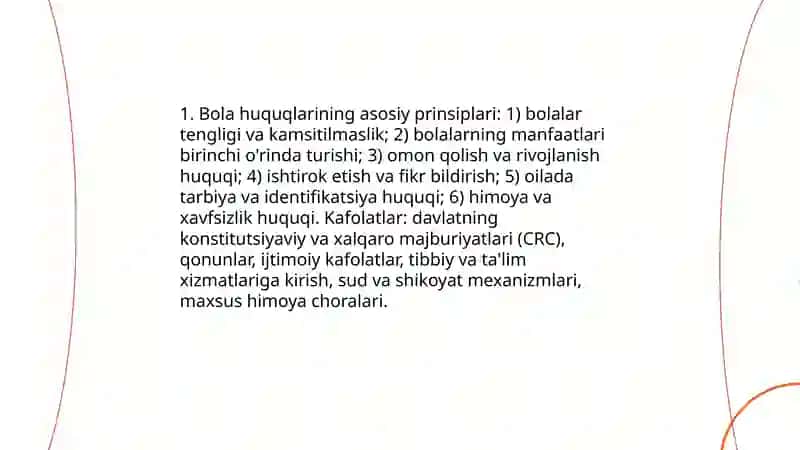 Bola huquqlari va ayollar huquqlarini himoya qilish 3