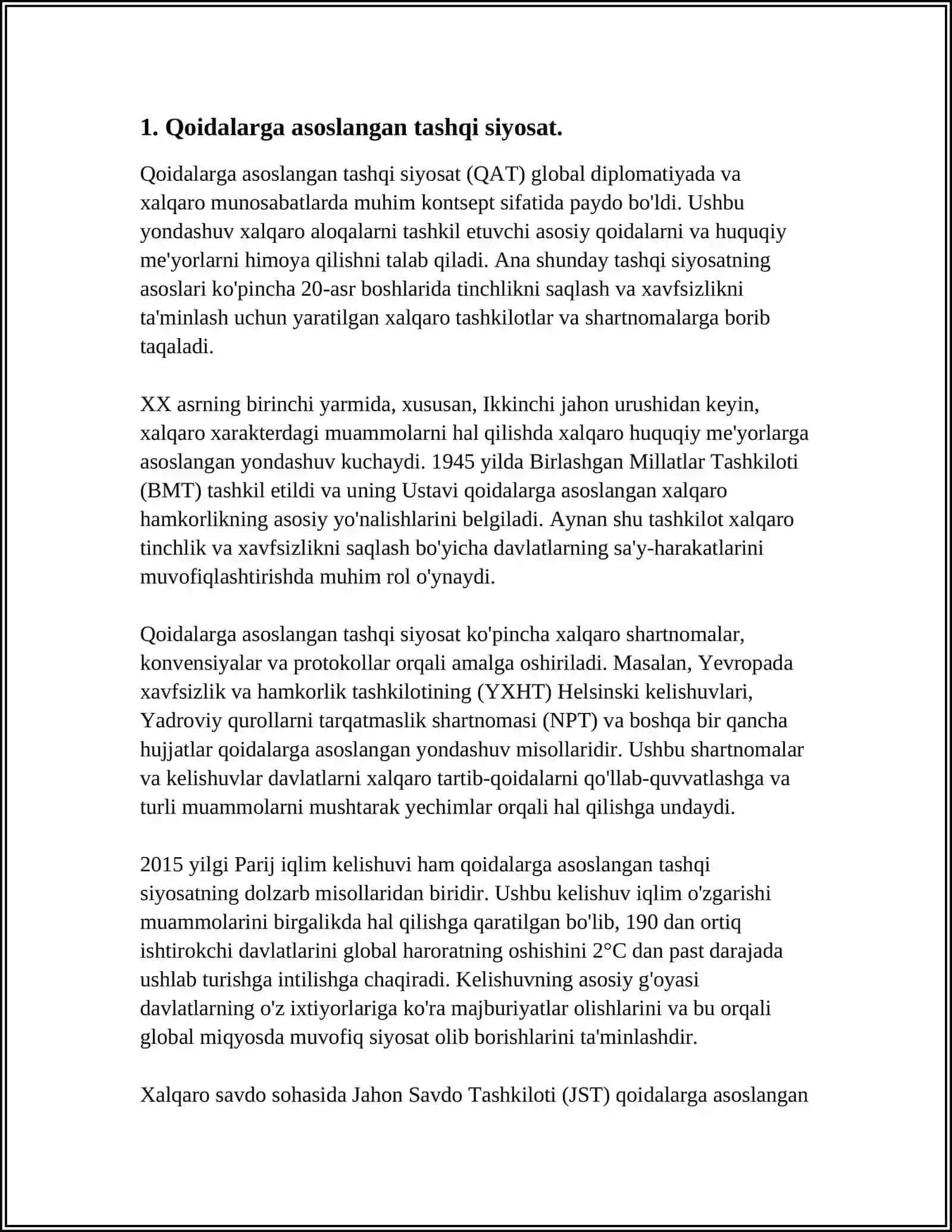QOIDALARGA YOKIHARAKAT ERKINLIGIGA ASOSLANGAN SIYOSAT 3