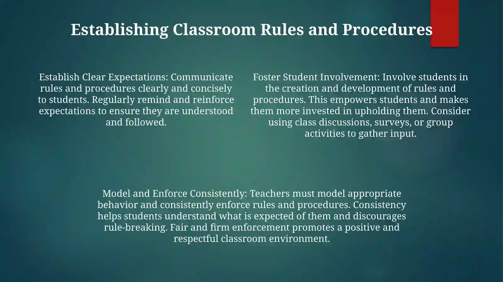 Classroom Management 3