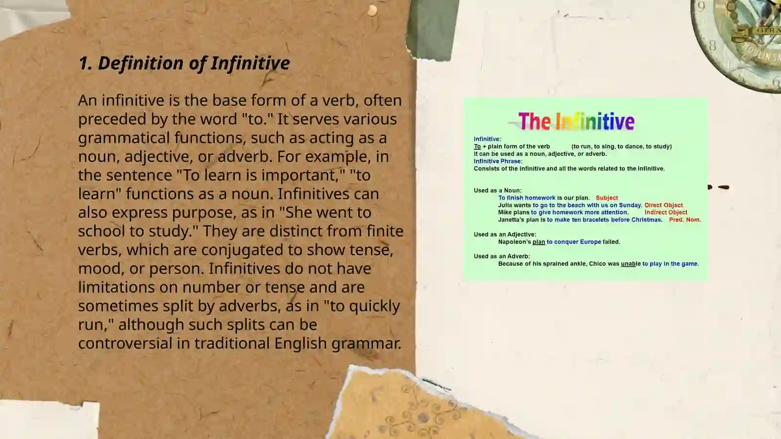 Infinitive 3