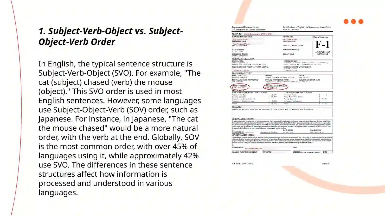 Research on Grammar Structures 3