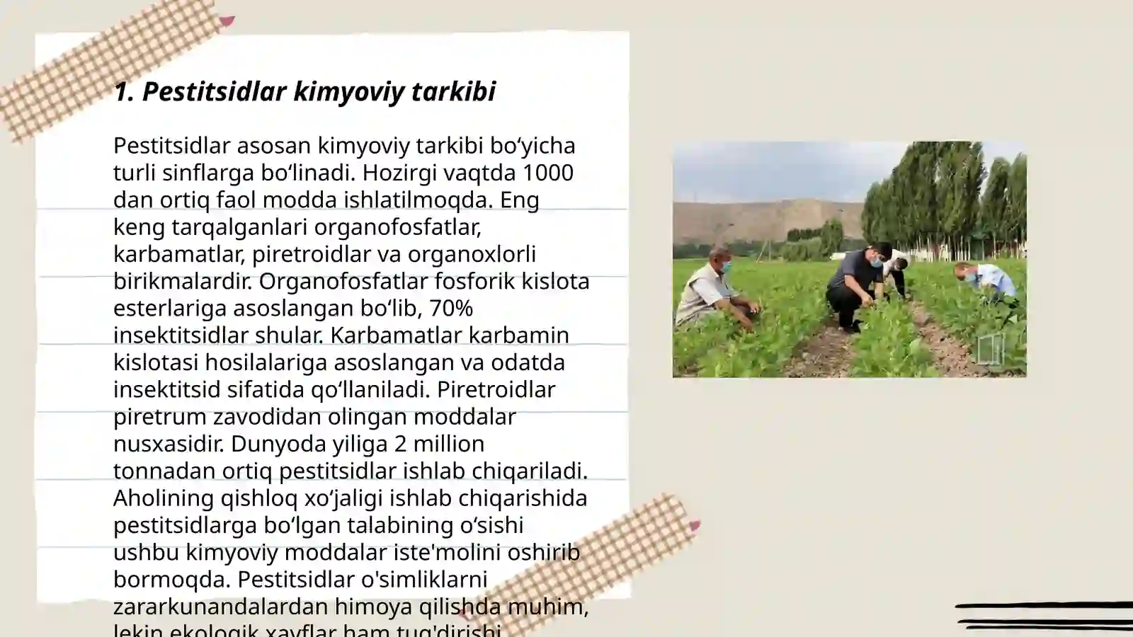 Pestitsidlar, defoliant va deksikantlar 3