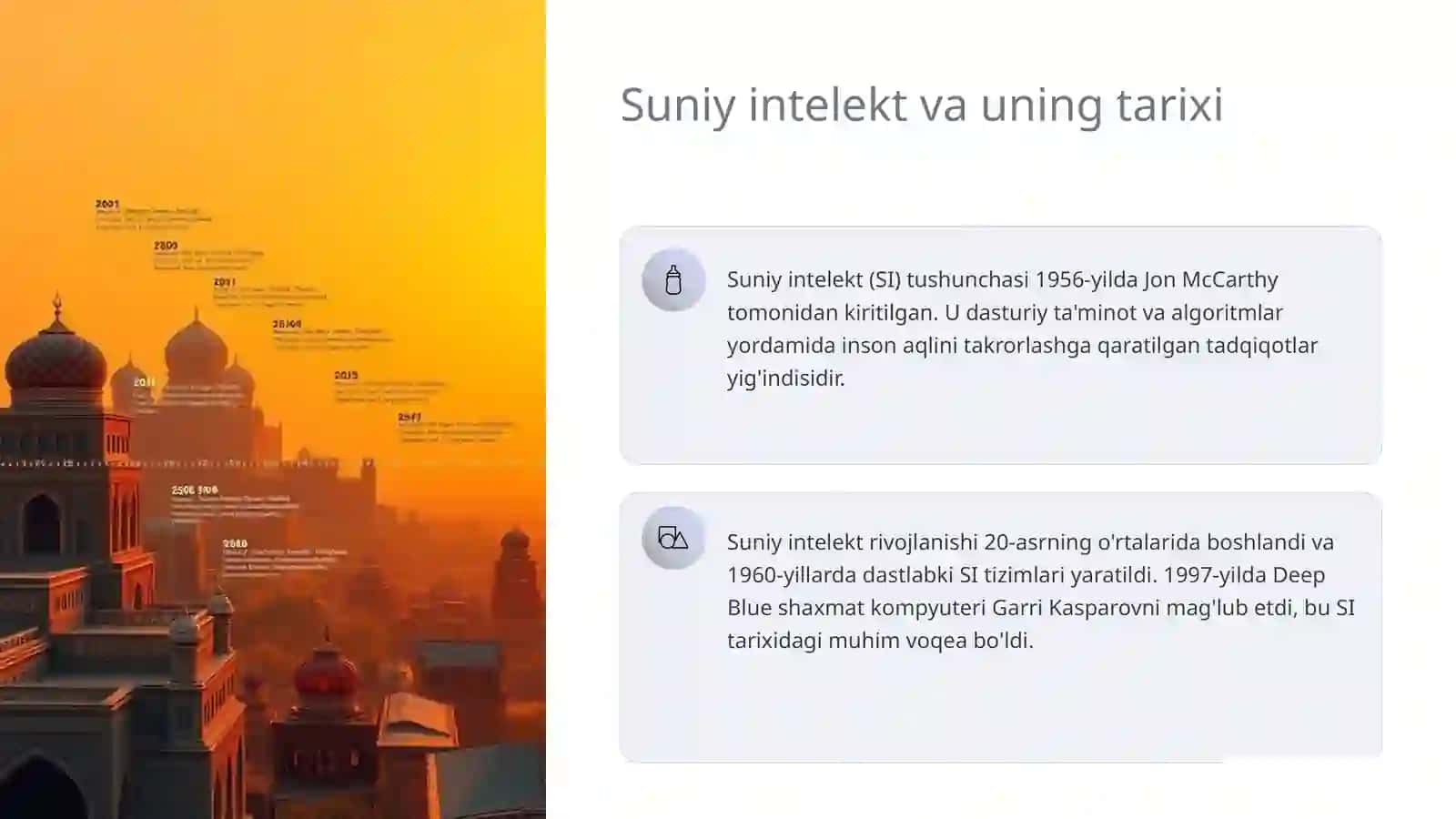 Suniy intelekt tasnifi 3