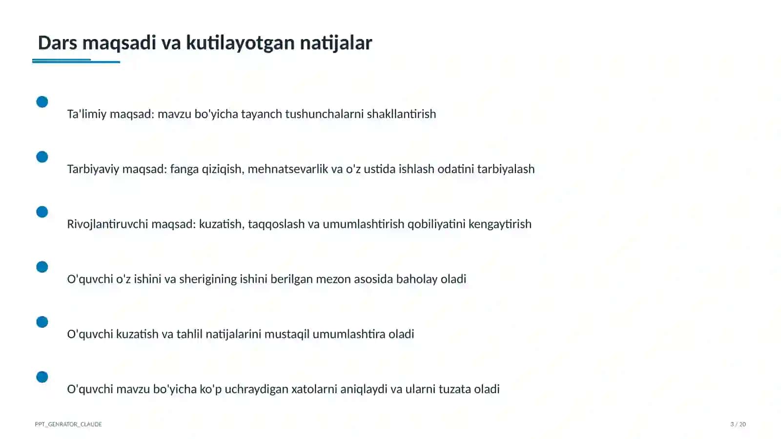 Xaritani o'qish va shartli belgilar (4-sinf) 3