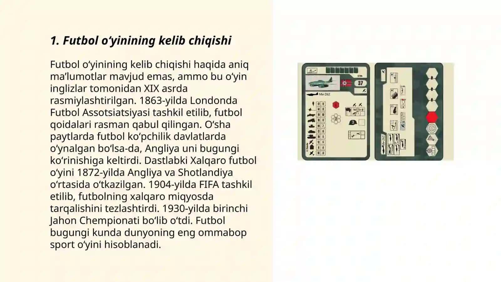 Futbol oʻyinining tarixi qoidalari texnikasi va taktikasining tasnifi 3