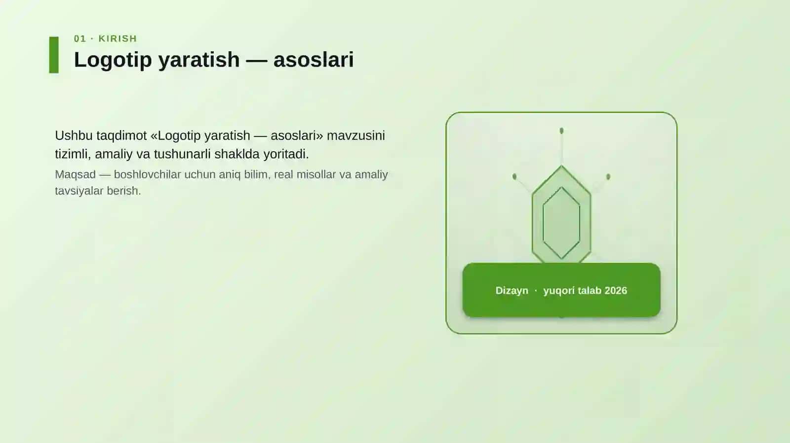 Logotip yaratish — asoslari 3