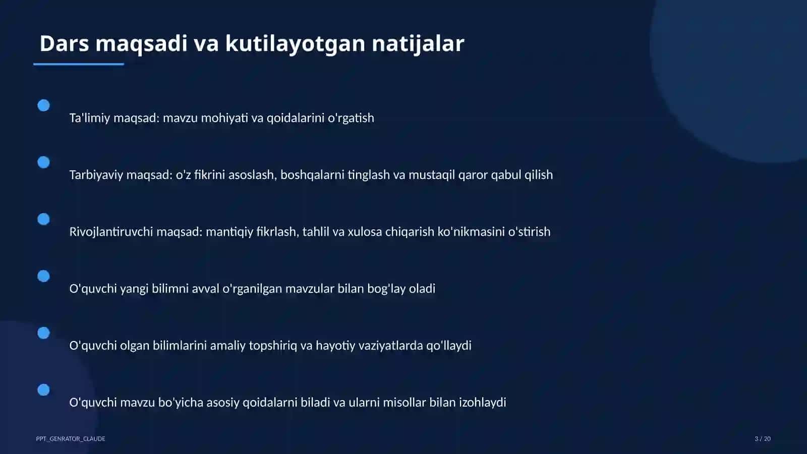 Ochiq ta'lim resurslari (OER) dan foydalanish 3