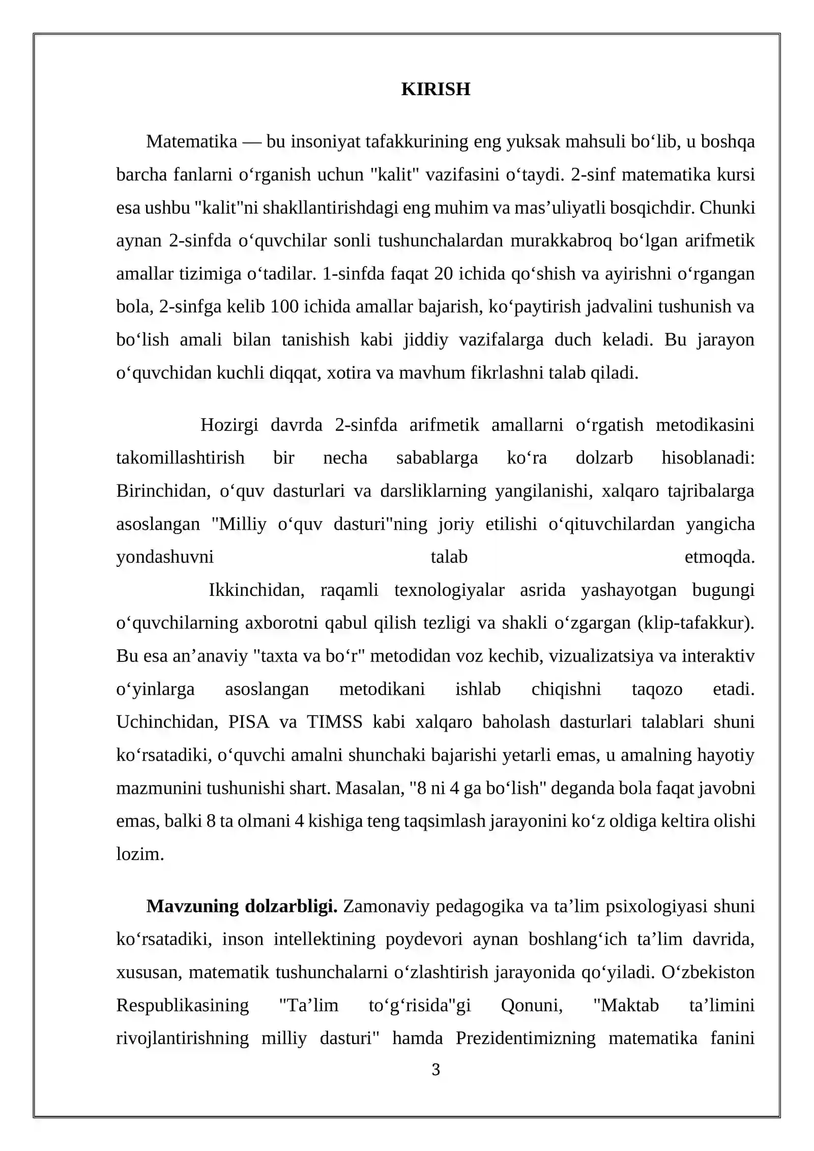 IKKINCHI SINFDA MATEMATIKADAN ARIFMETIK AMALLARNI O’RGANISH METODIKASI 3
