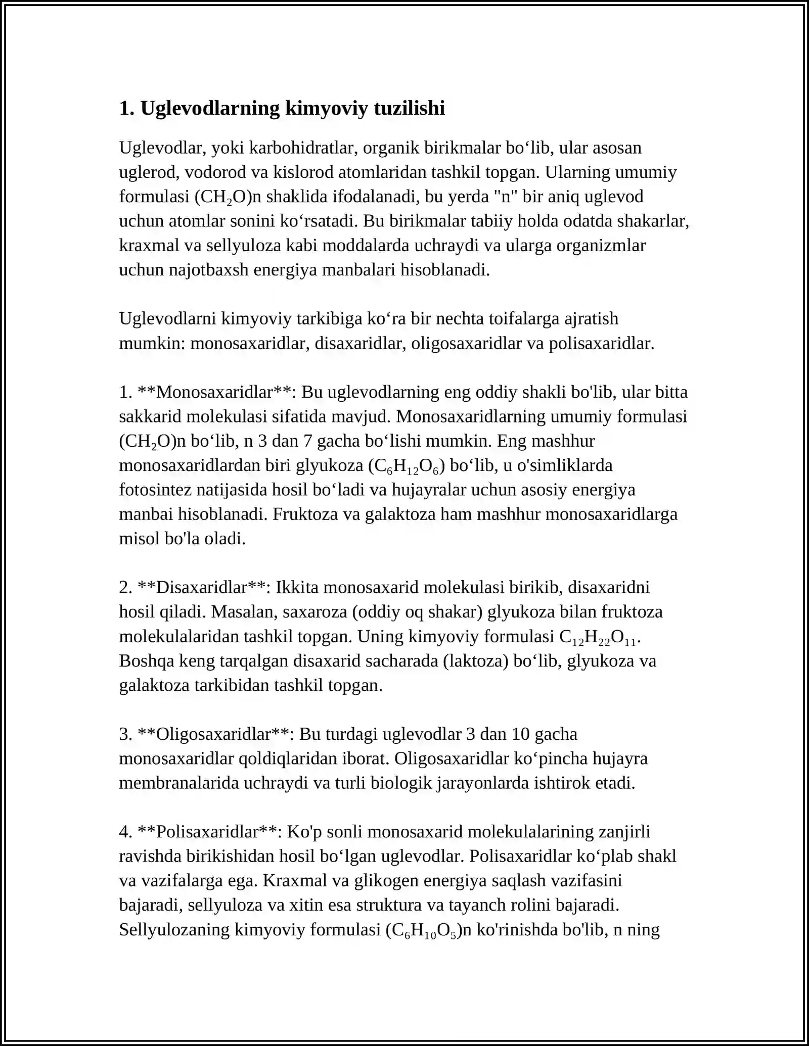 Uglevodlar 3